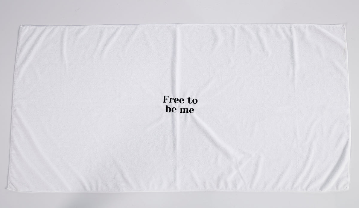 “My frame” towel